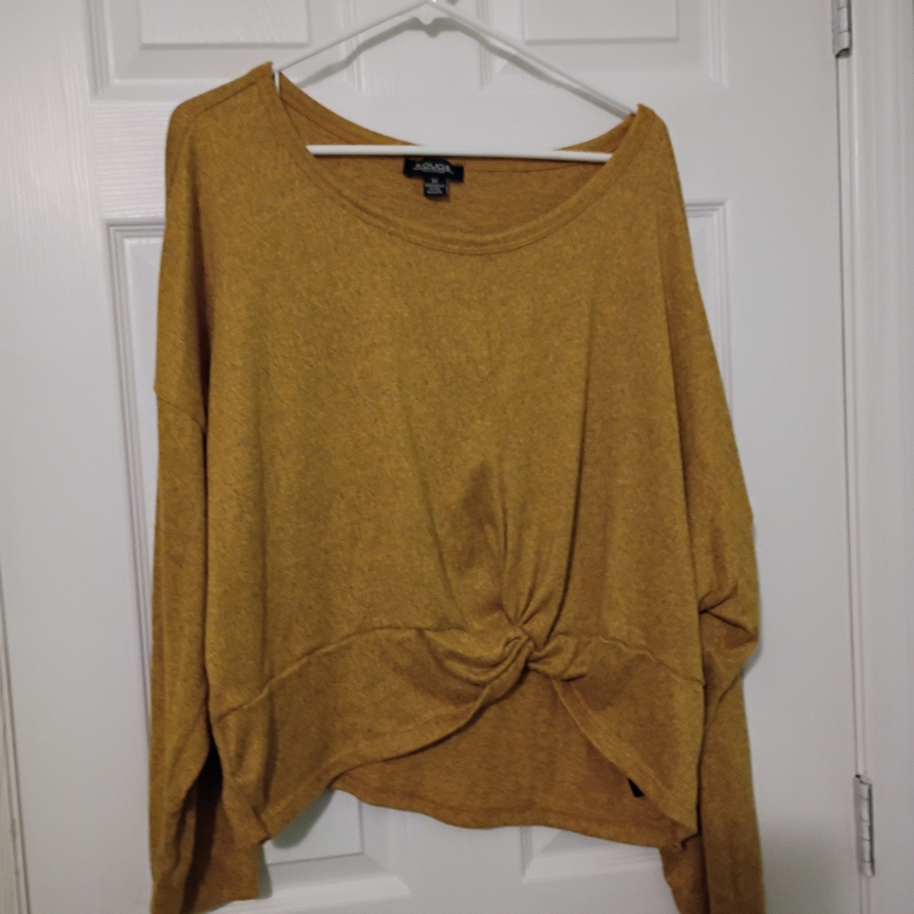 Rouge Helium Mustard Yellow Sweater